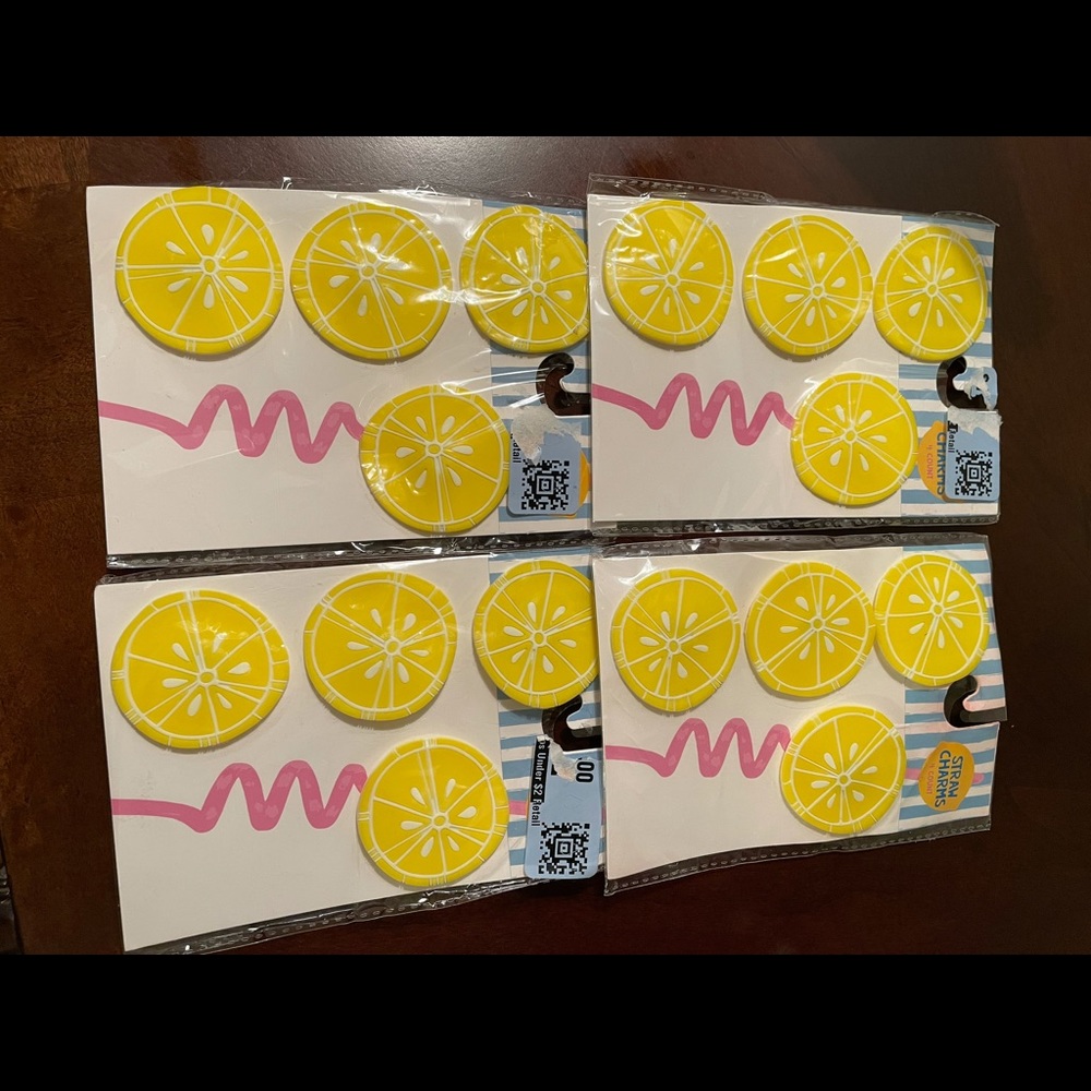 New straw charms